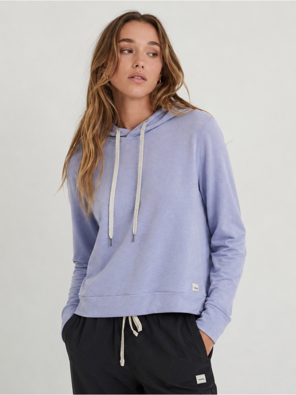 Vuori halo essential light purple hoodie S